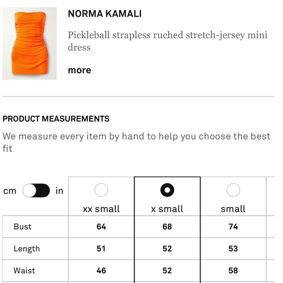 Norma Kamali Pickleball strapless dress - Picture 6 of 6